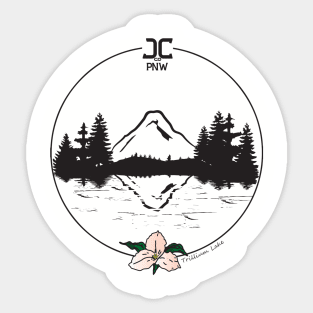 Trillium Lake Sticker